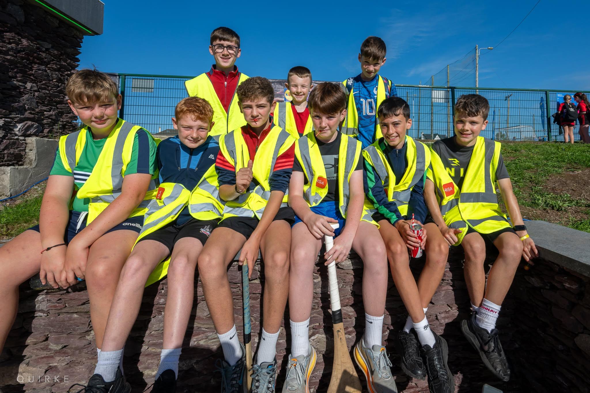 Some of the young volunteers who helped run the blitz